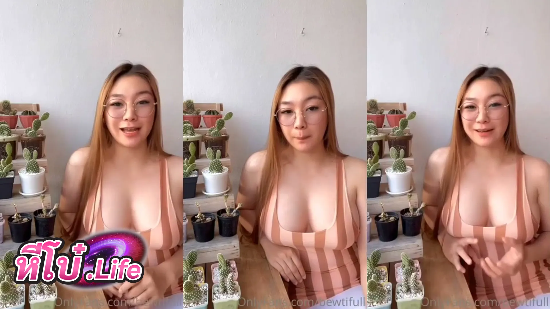 คลิปหลุดมาใหม่ Bewtifull บิวตี้ฟูล สาวนมสวยคุยกับผู้ชายที่ระเบียงห้องพัก โชว์เสน่ห์น่ามอง